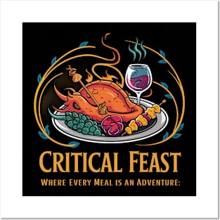 Critical Feast Where Every Meal Is An Adventure D&D Posters and Art